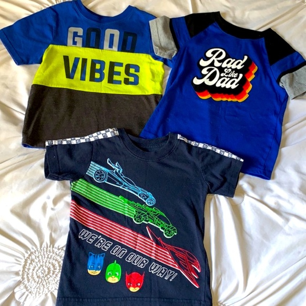 Toddler Boys Size 4T T-Shirt Bundle